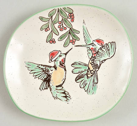 Holiday Hummingbird Appetizer Plate
