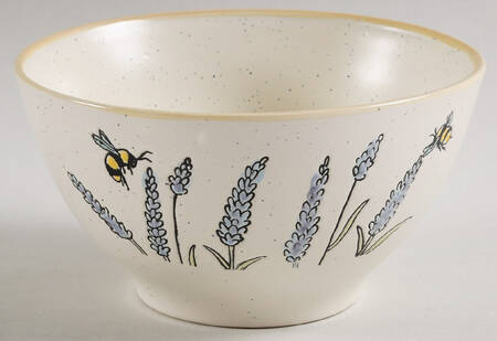 Lavender Garden Soup/Cereal Bowl