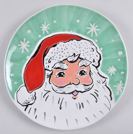 Sammy Santa Dinner Plate