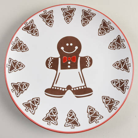 Gingerbread Man Dinner Plate