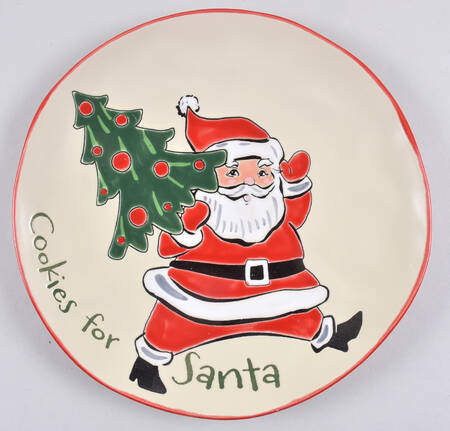 Melvin "Cookies for Santa" Plate