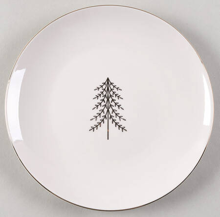 Golden Pine Salad Plate