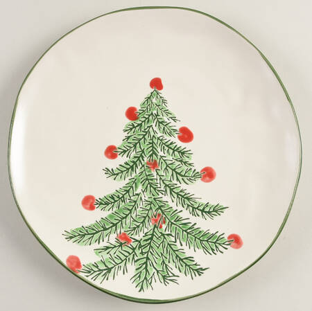Erma Holiday Tree Salad Plate