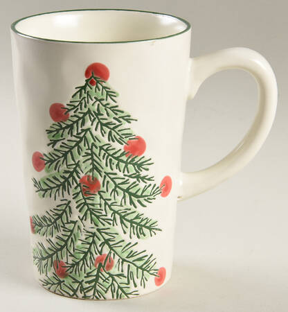 Erma Holiday Tree Latte Mug