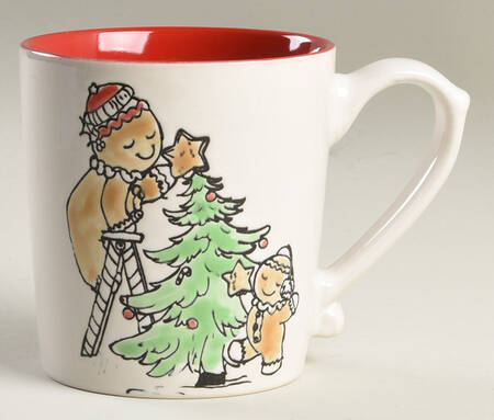 Watercolor Gingerbread Holiday Mug