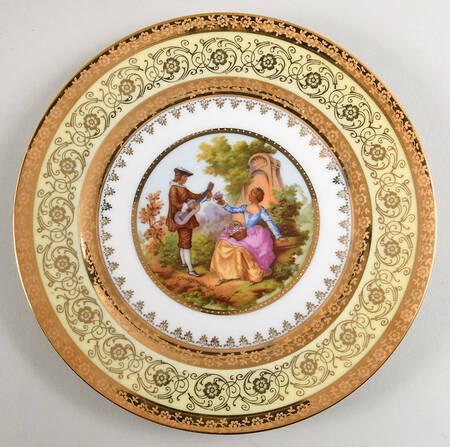 EWL4 Salad Plate by Ernest Leitner Wiesau-Weltarbeit