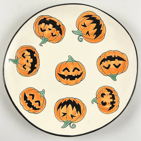 Jack O Lantern Dinner Plate