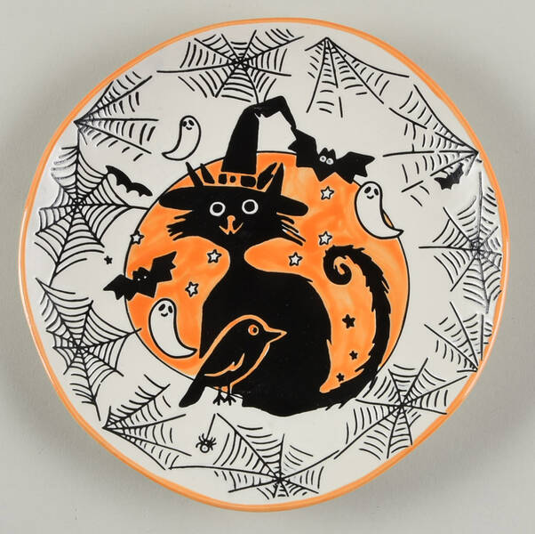 Funky Feline Salad Plate