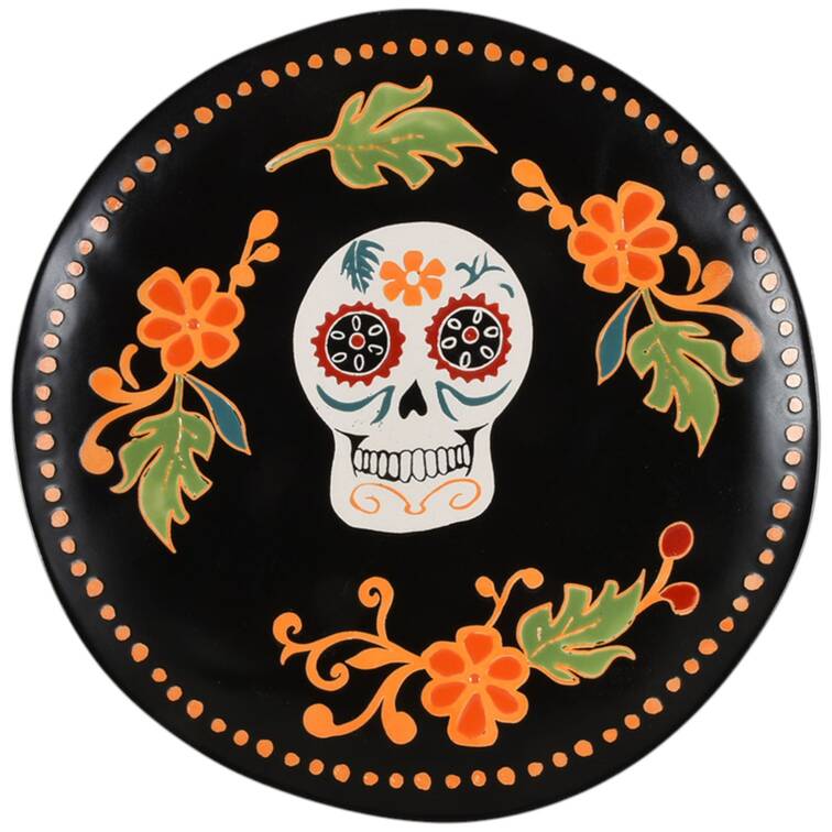 Bones and Blossoms Dinner Plate