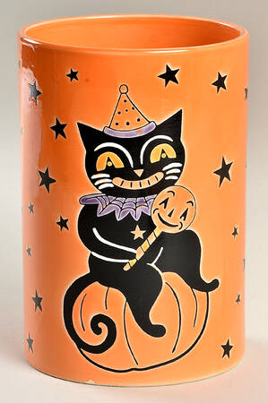 Yesteryear's Halloween Large Canister No Lid