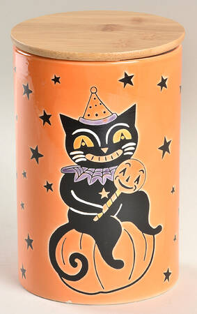 Yesteryear's Halloween Large Canister & Lid