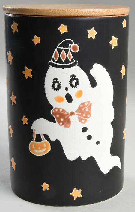 Yesteryear's Halloween Large Canister & Lid