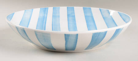 Stripe Individual Dinner Bowl
