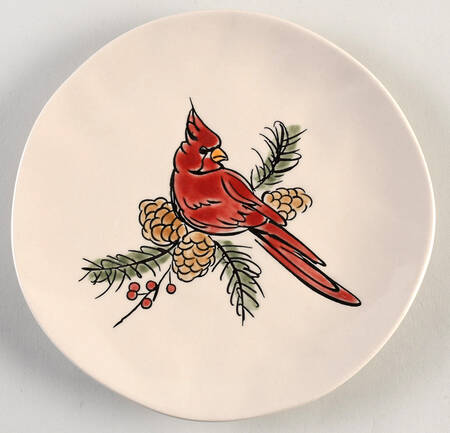 New Cardinal Salad Plate