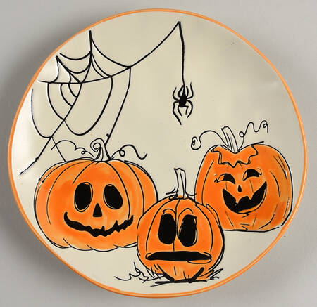 Sketchy Jack Salad Plate