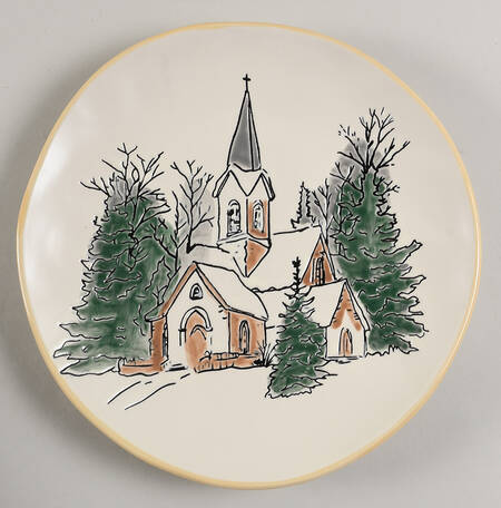 Ringing Bells Salad Plate