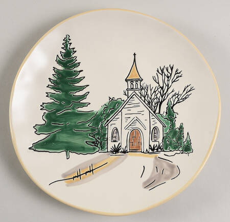 Ringing Bells Salad Plate
