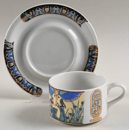 EGY3 Flat Cup & Saucer Set