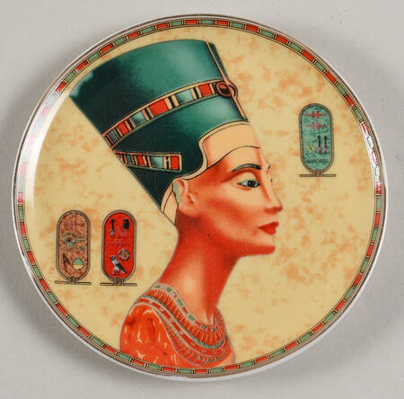 EGY7 Coaster by Egyptian German Porcelain
