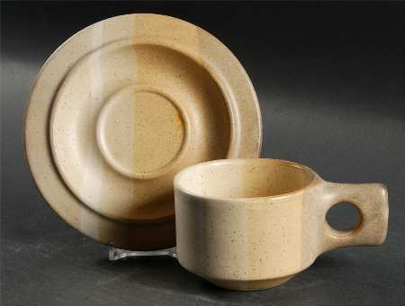 Salishan Flat Cup & Saucer Set