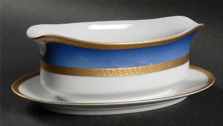 Athena Gravy Boat with Attached Underplate