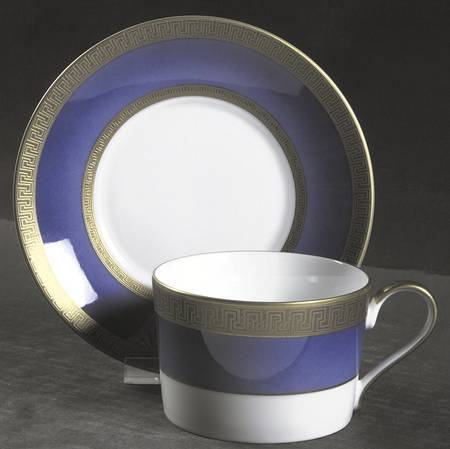 Athena Flat Cup & Saucer Set
