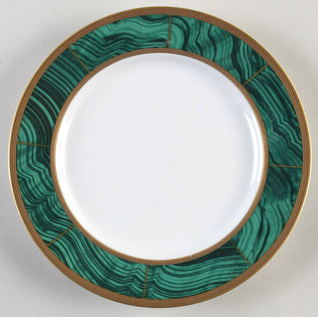 Imperial Court Malachite Salad Plate