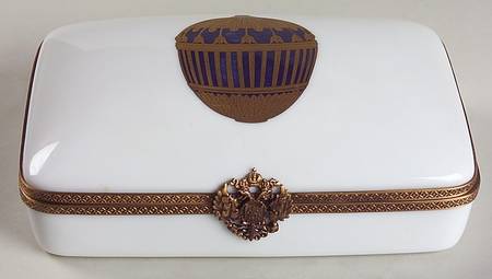 Imperial Egg Collection Double Deck Playing Card Box & Lid with Cards