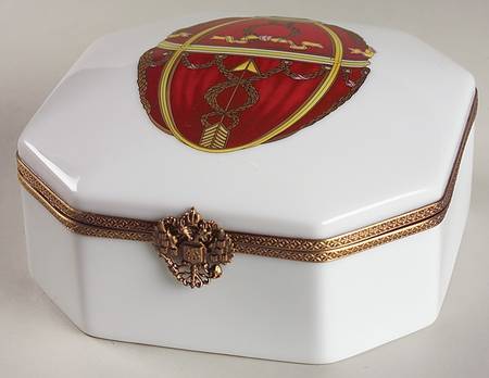 Imperial Egg Collection 5" Octagonal Hinged Box