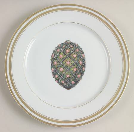 Imperial Egg Collection Dinner Plate by Faberge