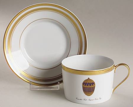 Imperial Egg Collection Flat Cup & Saucer Set