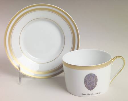 Imperial Egg Collection Flat Cup & Saucer Set