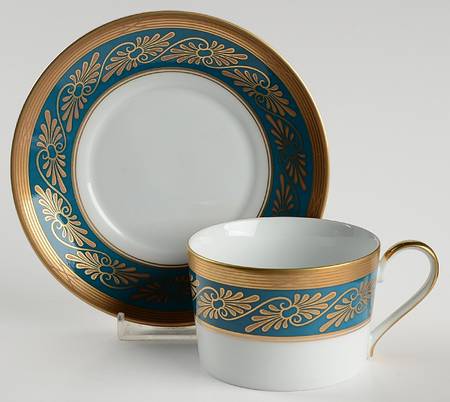 Regence Flat Cup & Saucer Set