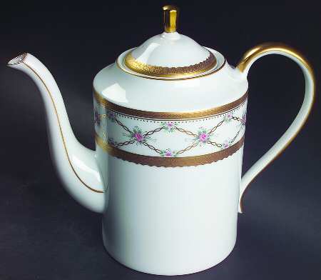 Rose Trellis Coffee Pot & Lid