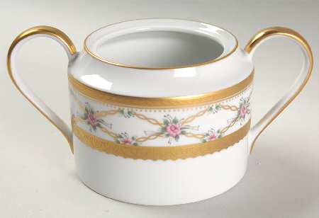 Rose Trellis Sugar Bowl No Lid