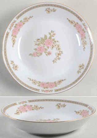 Floral Mist Coupe Soup Bowl