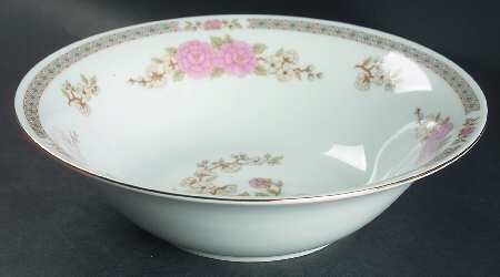 Floral Mist 9" Round Vegetable Bowl