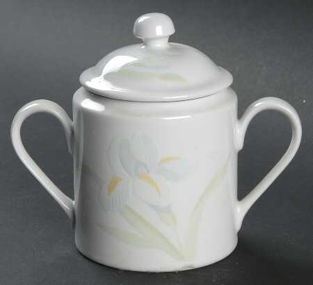Iris Mist Sugar Bowl & Lid