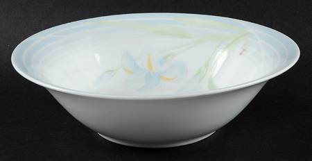 Iris Mist 9" Round Vegetable Bowl
