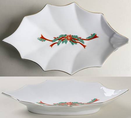Poinsettia & Ribbon Relish