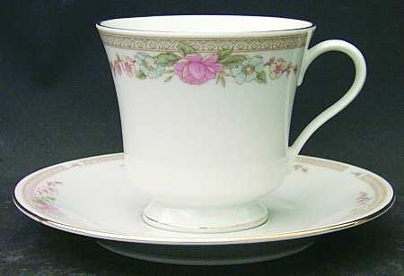 Symphony Footed Cup & Saucer Set