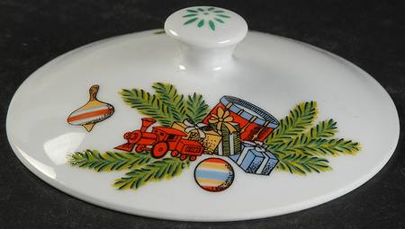 Yuletide Lid for Sugar Bowl