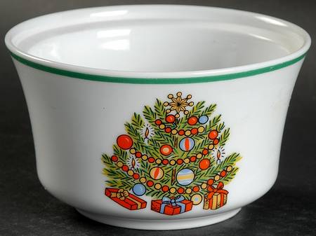 Yuletide Sugar Bowl No Lid
