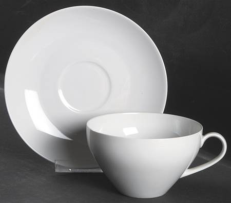 Alpine Flat Cup & Saucer Set