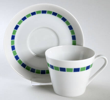 Fancy Free Flat Cup & Saucer Set