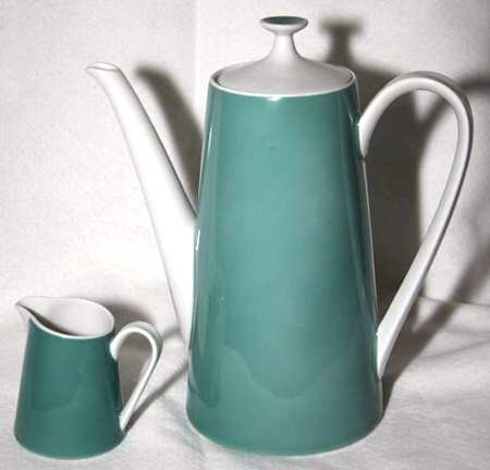 Fairwood Green Coffee Pot & Lid