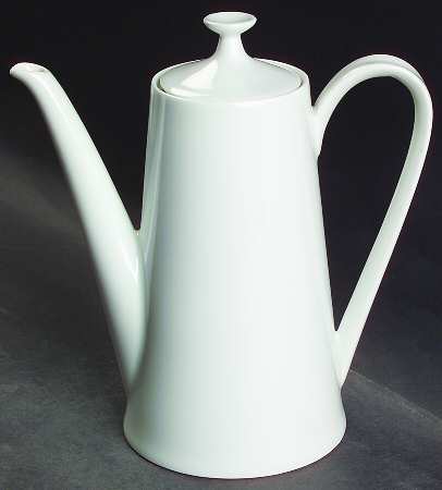 Fairwood White Mini Coffee Pot & Lid