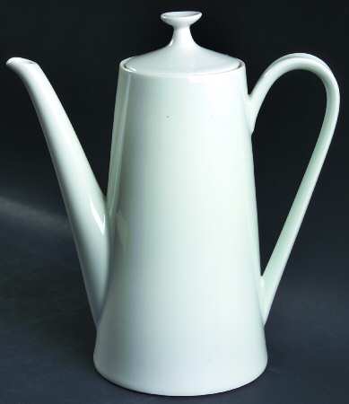 Fairwood White Coffee Pot & Lid