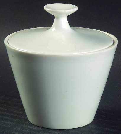 Fairwood White Mini Sugar Bowl & Lid