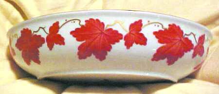 Fall Pastoral 9" Oval Vegetable Bowl